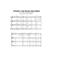 /partitions/Chanter c est lancer des balles (4vm)-(2000)