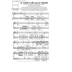 /partitions/Je voulais te dire que je t attends (4vm)-(2006)