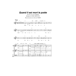/partitions/Quand il est mort le poète (4vm)-(2000)
