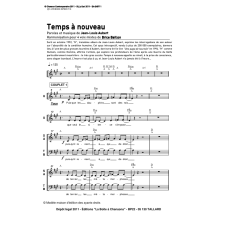 /partitions/Temps à nouveau (4vm)-(2011)